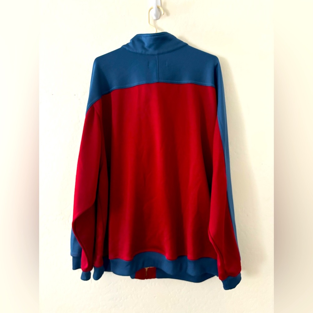 Vintage Reebok Barcelona Blue and Red Athletic Jacket - Picture 2 of 6